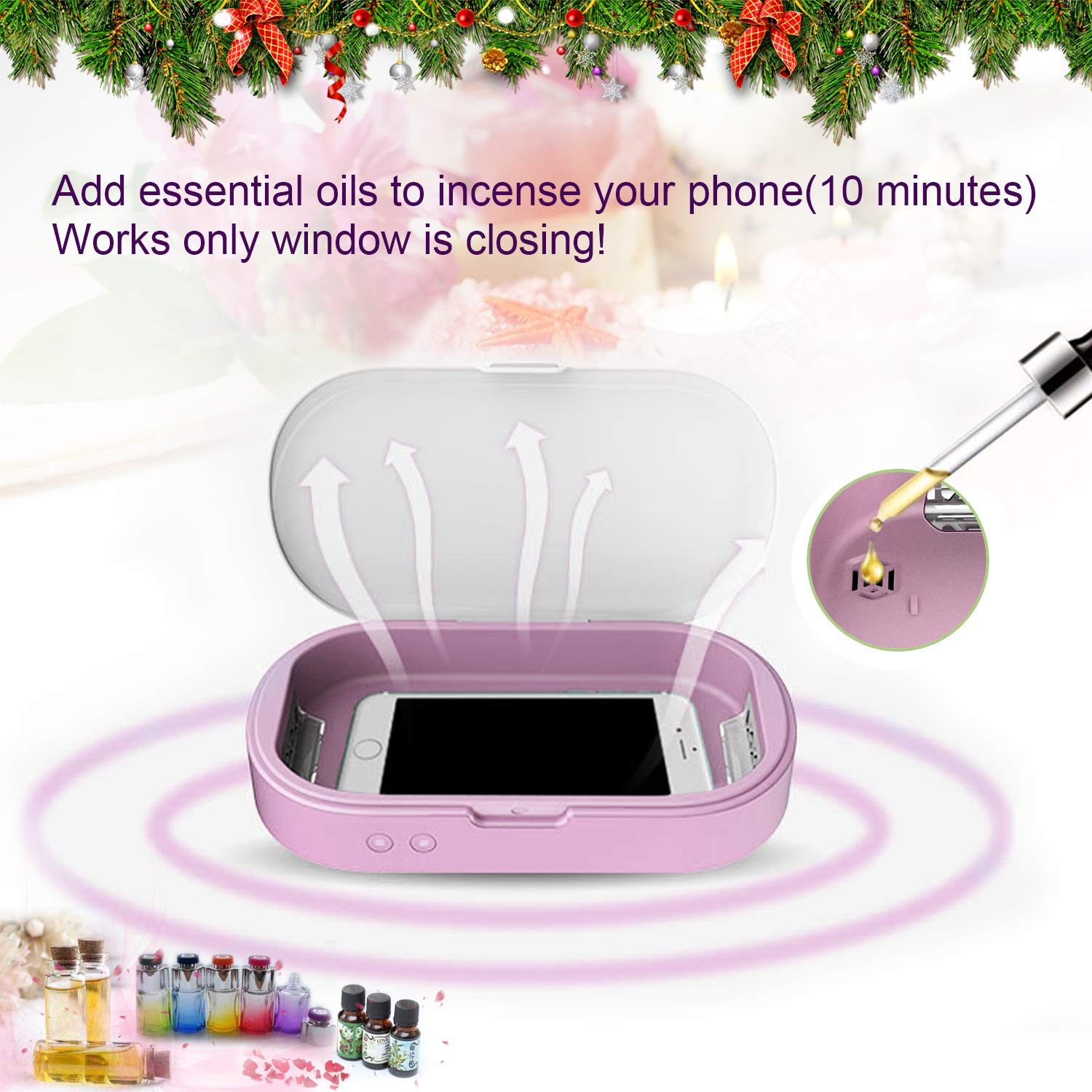 UV Cell Phone Cleaner Sanitizer Sterilizer,Smartphone Sanitizer