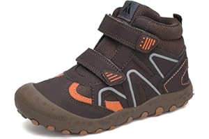 Mishansha Kids Water Resistant Hiking Boots, Boys Girls Anti Collision Anti-Skid Athletic Outdoor Ankle Adventure Trekking Shoes