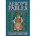 Aesop's Fables Illustrated (Leather-bound Classics)