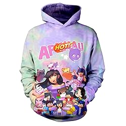 DAGROD Unisex Anime Hoodie 3D Printed Crew Neck