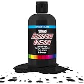 U.S. Art Supply Opaque Deep Black Acrylic Special Effects Airbrush Paint - 8oz Ready to Spray Air Brush Paint for Nails, Models, Fabric - Water-Based Air Brush Painting