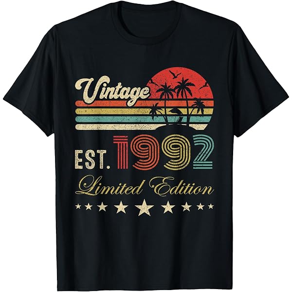 Amazon.com: Vintage Est 1991 Limited Edition Classic 1991 Men and
