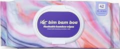 Bim Bam Boo, Flushable Wipes 42 Count