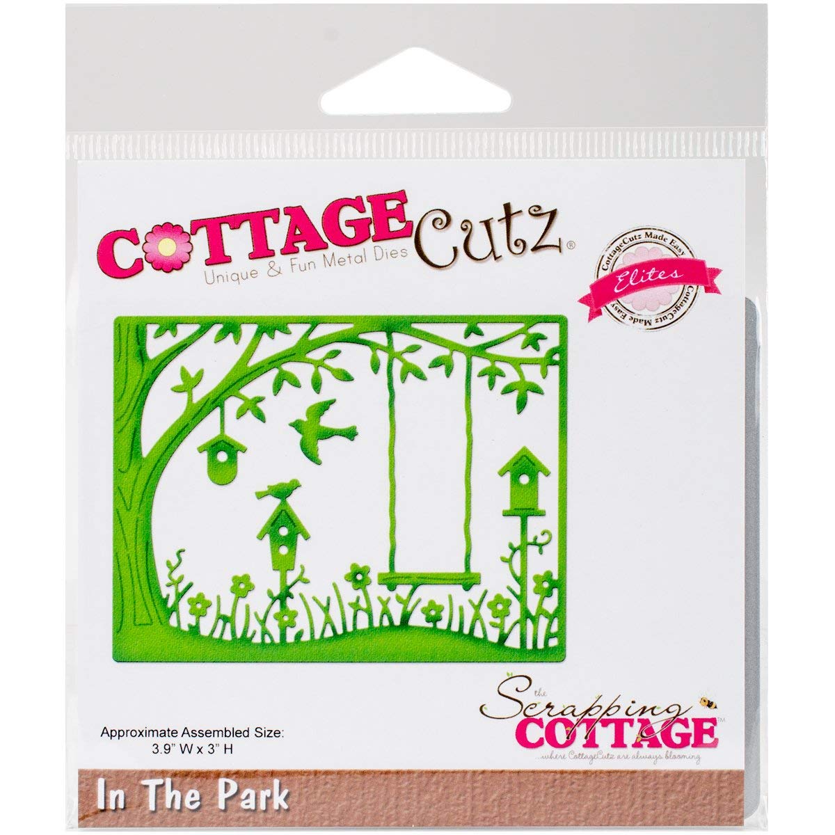 CottageCutz Elites Die in The Park, 3.9 x 3-inch, Acrylic, Multicoloured, 3.6 x 5.02 x 0.1 cm