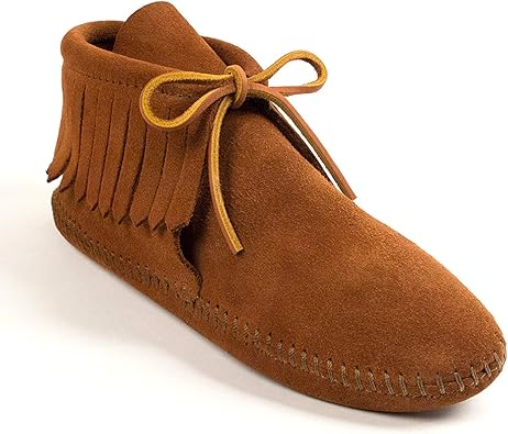 minnetonka classic fringe western bootie