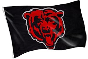 Team Sports America NFL Chicago Bears 3x5 Outdoor Durable Flag with Grommets | Heavy Duty Flag & Banner for Outdoor Garden Patio | Indoor Wall Decor | Works with Flag Poles for Outside House