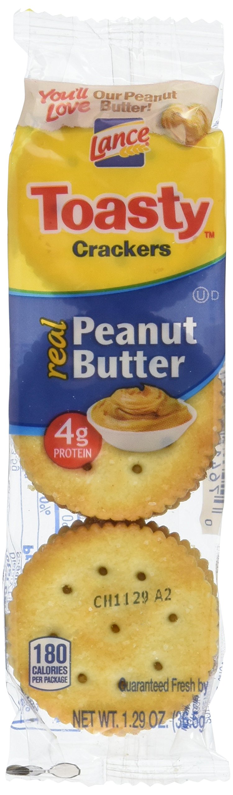 Lance Toast Chee Peanut Butter Crackers, 40 Count