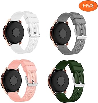 TOPsic para Samsung Galaxy Watch 46mm/42mm Correa, Silicona Suave ...