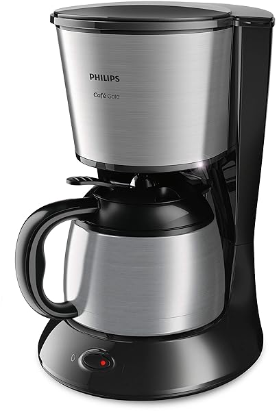 Philips HD7542/20 Gaia Therm Kompakt Filterkaffeemaschine mit Thermo-Kanne