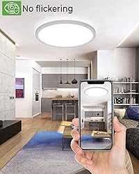 zemty 2Pack 16.5 Inch LED Ceiling Light Flush