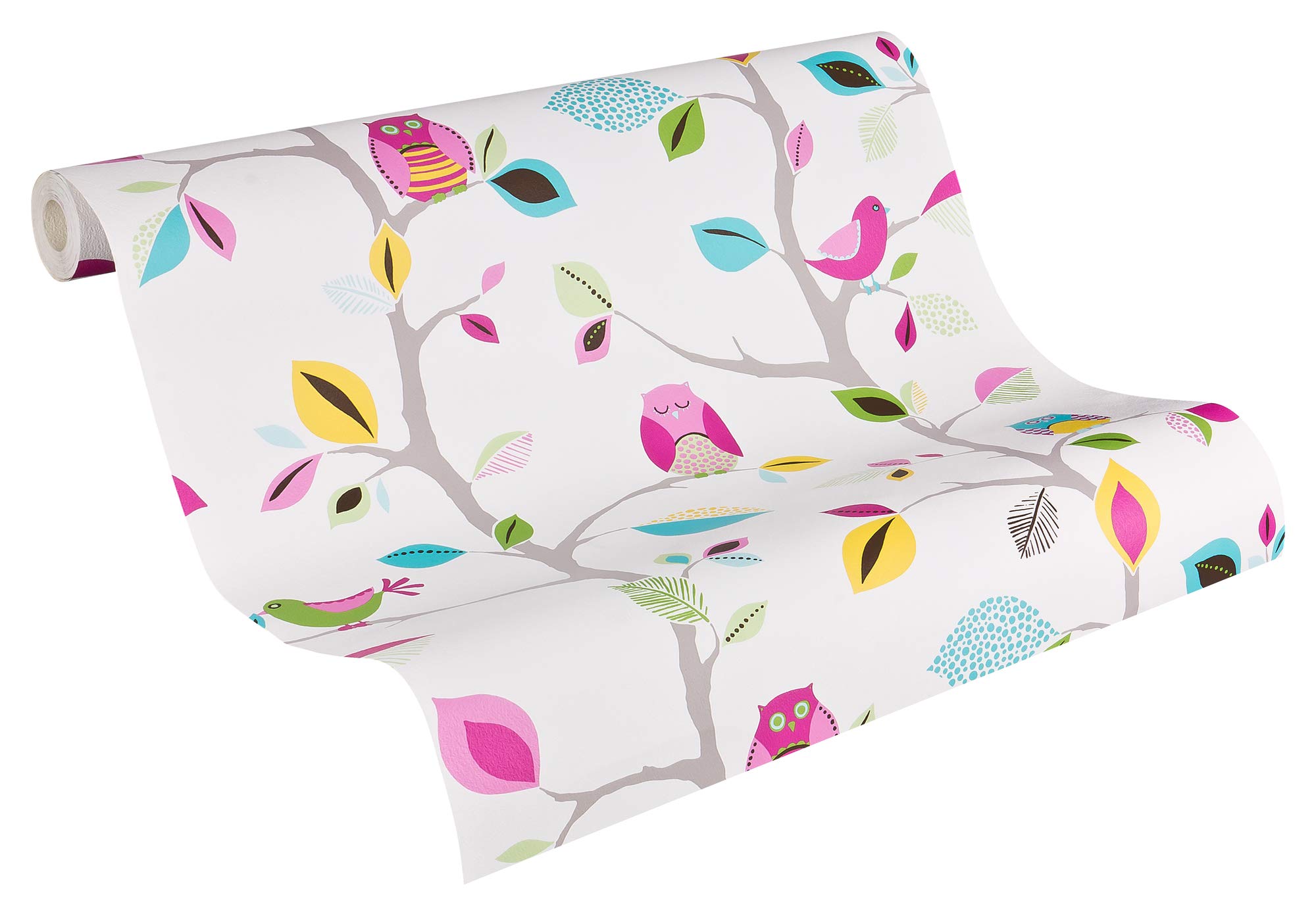 A.S. Creation Kids Party 856326 Patterned Wallpaper Multi-Coloured/Yellow/Green