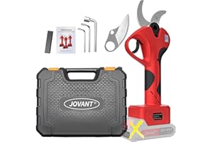 JOVANT Electric Pruning Shears (No Battery), Cordless Pruning Shears 40mm(1.6 inch) Cutting Diameter Electric Shears for Tree Branch Tree Trimmer SK5 Blades Tree Pruner(Tools Only)