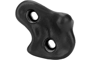 Demeras 10PCS Plastic Climbing Holds Grips Kids Climbing Stones Small Kids Toys Grip Climbing Rock Set for Climbing Frames Tree Houses (Black)