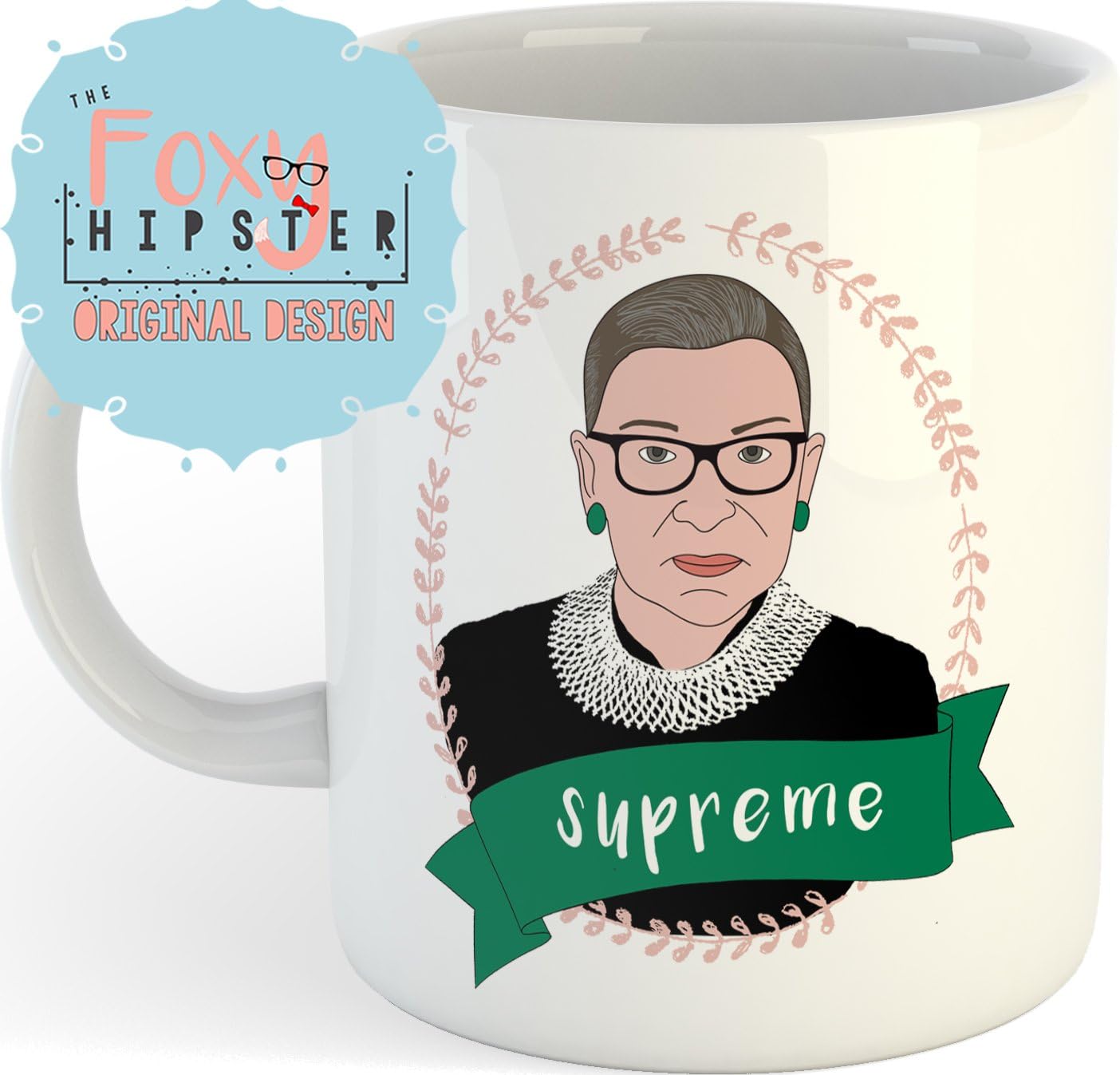 Ruth Bader Ginsburg Supreme 11 oz Coffee Mug RBG