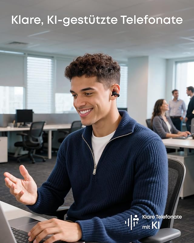 by Anker C50i, Open-Ear Kopfhörer, Clip-On Earbuds, Ultra-bequem