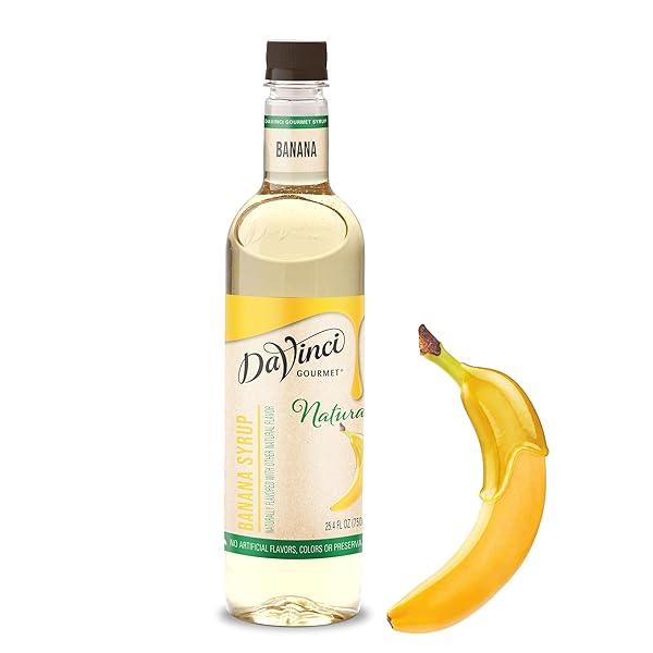 DAVINCI GOURMET NATURALS BANANA SYRUP, 25.4 FLUID OUNCES...