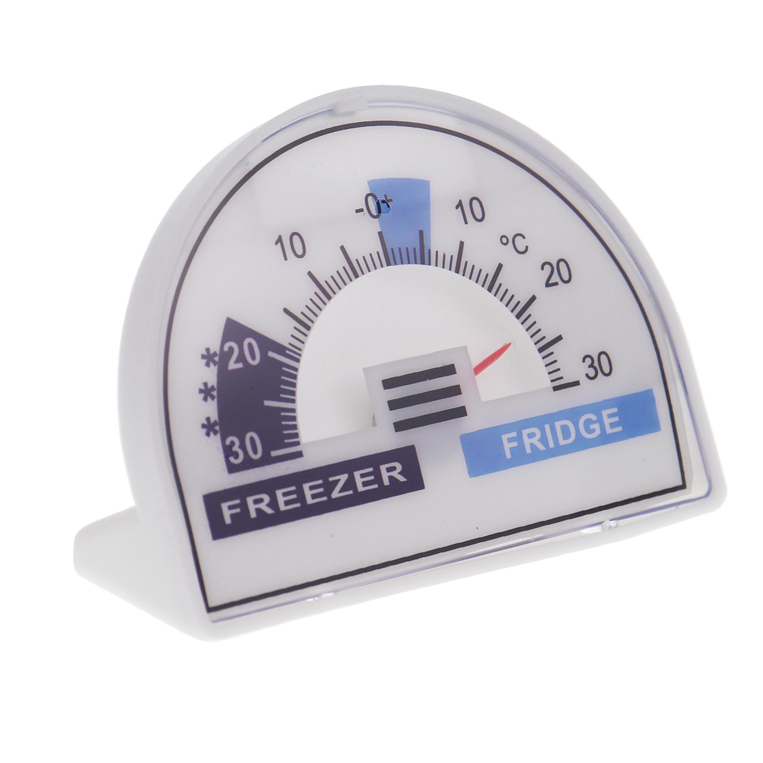 Fridge Thermometer or Freezer Thermometer Dial with Recommended Temperature Zones Cooler Chiller
