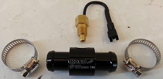 SENSORE e ADATTATORE temperatura ACQUA 26 mm KOSO blu