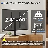 BONTEC Universal TV Stand 24–60 Inch TV Table Top Pedestal 45kg 400x400 VESA view 6