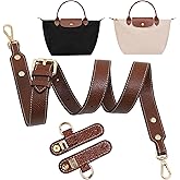 LOUKAYCCI Cowhide Leather Adjustable Crossbody Strap for Longchamp Le Pliage Mini Bag Replacement Shoulder Strap Kit