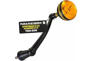 MARVELURE Power Handle for Penn Spinfisher VI VII Slammer III IV (Not for Spinfisher Long Cast/V/SS) (Black, Slammer/Spinfisher 7500-8500 Thread)