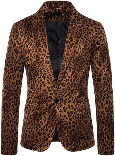 leopard print coat men