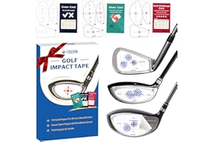 FODESAN Golf Impact Tape – 2025 Innovative Training & Battle Golf Edition – Club Face Stickers for Drivers, Irons & Woods – Instant Swing Feedback, Interactive Practice,Great Golf Gift for Men & Dads