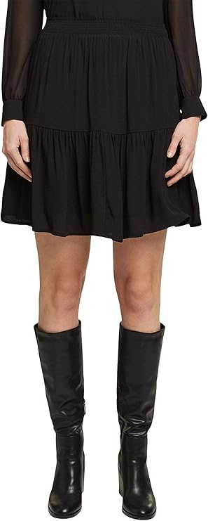 ESPRIT Volant-Rock mit LENZING™ ECOVERO™ : Amazon.de: Bekleidung