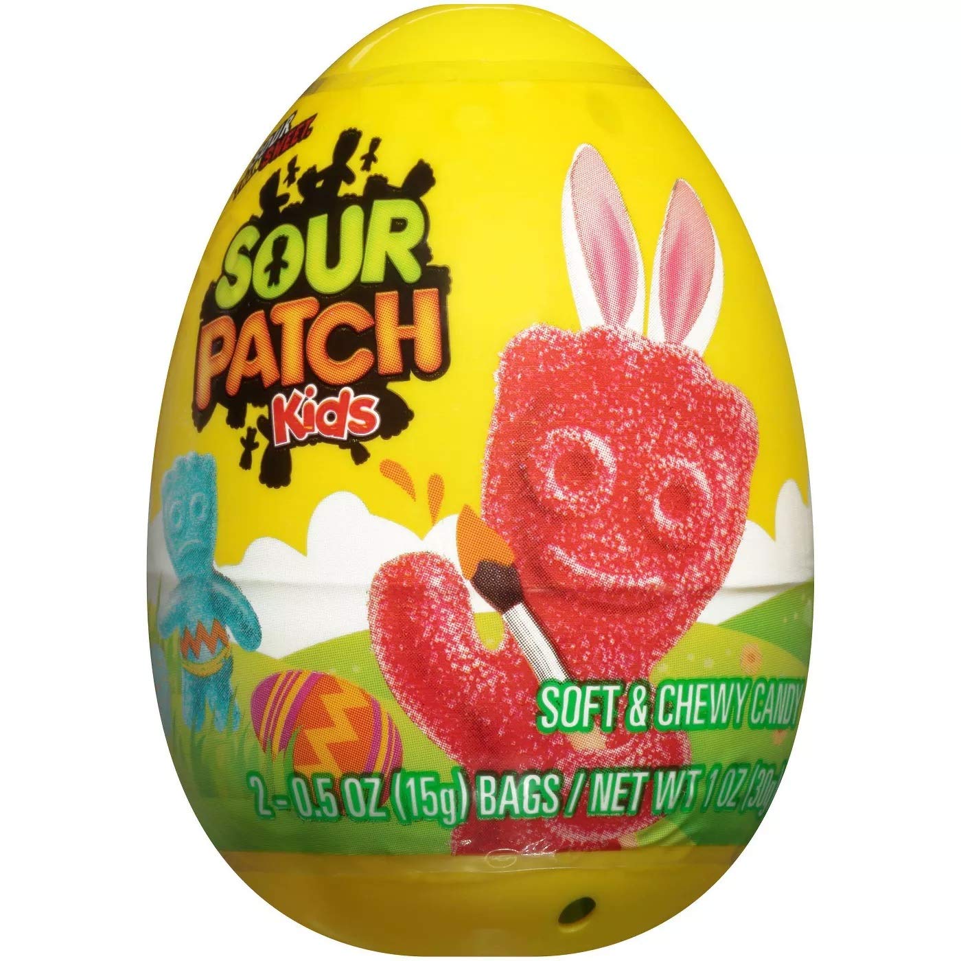 Sour Patch Kids Soft & Chewy Candy Easter Egg 1 Oz