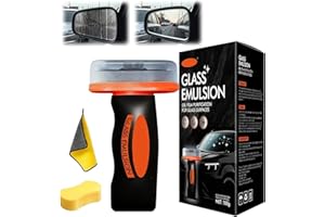 Q4 Glass Guard, Glass Emulsion Cleaner Windshield, Glasss Guard Windshield Cleaner with Cleaning Board, for Automotive Windsh