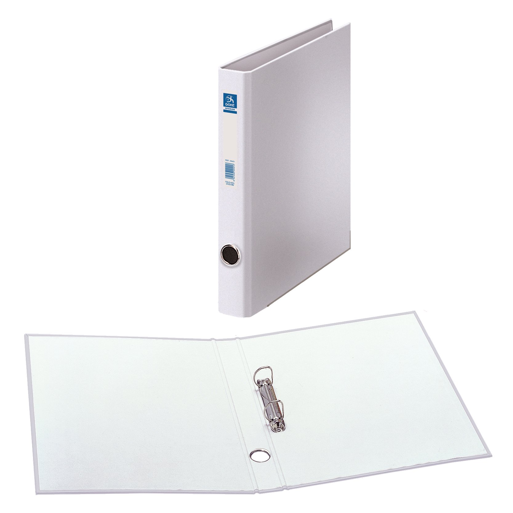 Dohe Oficolor – Folder with 2 Rings 25 mm, A4, White