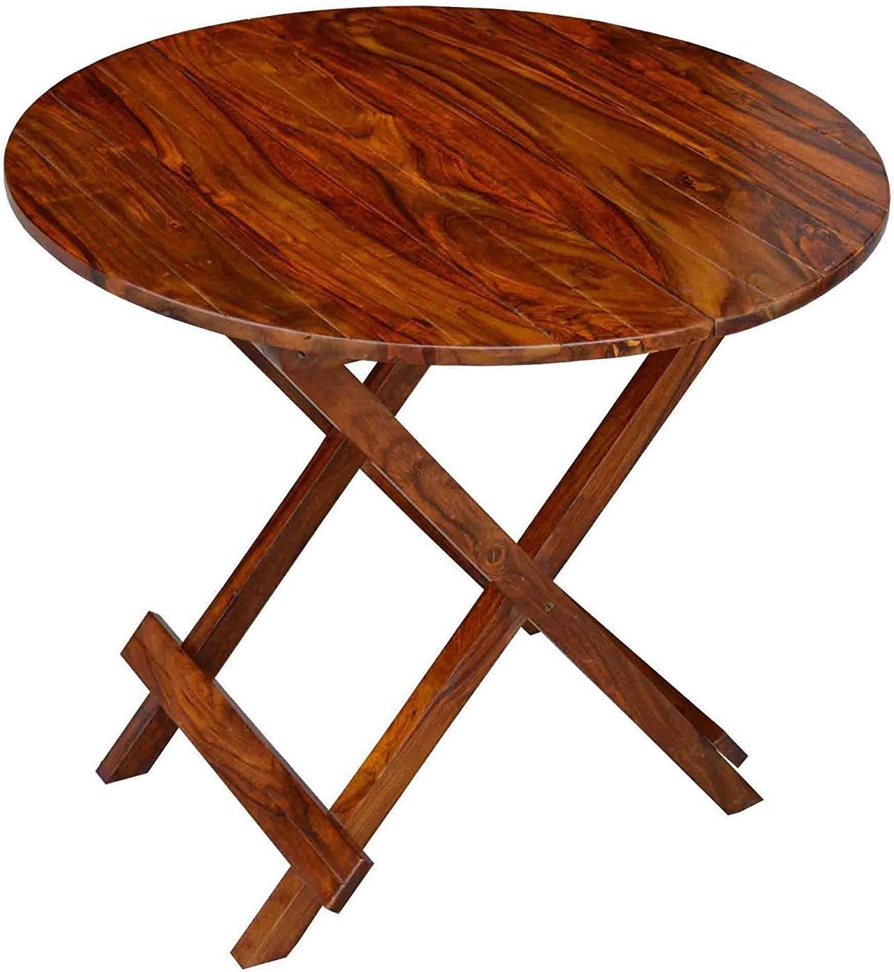 CUSTOM DECOR ASIN Available Fee Preview Sales Rank Save All Inactive (Out of Stock) in-Alvira.in New Alvira Round Folding Table Coffee Table Patio Garden and Outdoor Furniture - Dark Mohagny