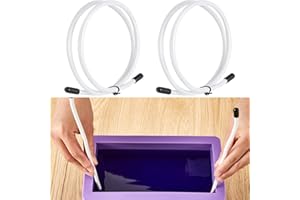 Yaocom 2 Pcs Soap Swirl Tools Bendable Soap Making Tool Supplies Cold Process Hanger Swirl Accessories for Adjustable Hanger Wire for Molds Up to 18"
