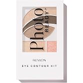 Revlon PhotoReady Eye Contour Kit Neutral Palette, Impressionist, 0.1 oz | Versatile eyeshadow palette includes a primer, 3 high pigment shadows, &amp; a shimmer top coat to create dimensional eye makeup.