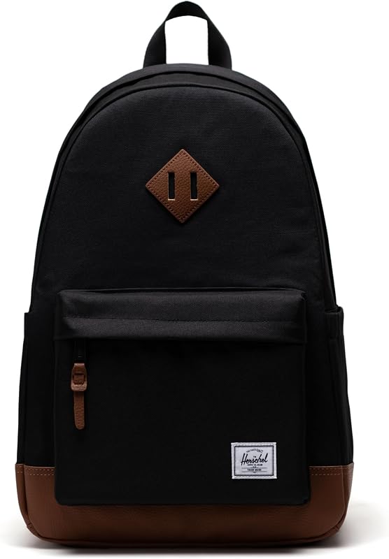 Unisex Heritage Backpack Black/Tan Standard - 24L