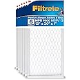 Filtrete 12x20x1 AC Furnace Air Filter, MERV 13, MPR 1900, Premium Allergen, Bacteria & Virus Filter, 3-Month Pleated 1-Inch Electrostatic Air Cleaning Filter, 6-Pack (Actual Size 11.81x19.81x0.78 in)
