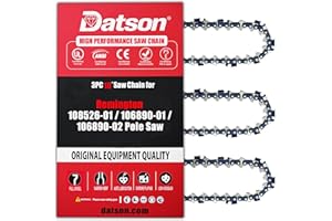 3PC 10 Inch Pole Saw Chain for Remington 108526-01 106890-02 Pole Saw, 10" Chainsaw Chain for Remington 108526-01/106890-01/1