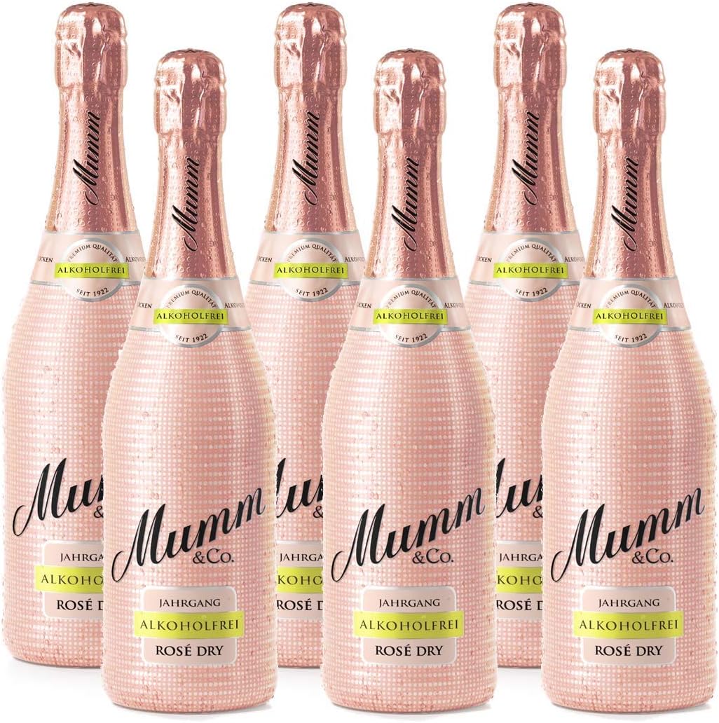 Mumm Rosé Dry (6 x 0.75 l) - Alkoholfreier Sekt