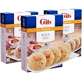 Gits Rava Idli Mix, 1500g (Pack of 3 X 500g Each)