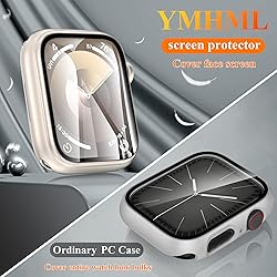 YMHML 2 Pack for Apple Watch Screen Protector 41mm