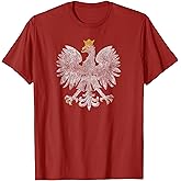 Poland Flag Cool Polska Flaga Vintage Polish Eagle Women Men T-Shirt
