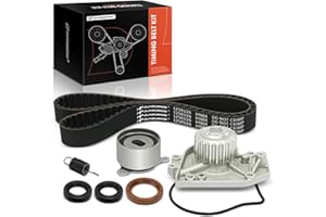A-Premium Engine Timing Belt Kit with Water Pump, Tensioner, Seals - Compatible with Honda CR-V CRV 1997-2001 & Acura Integra 1996-2001, DOHC L41.8L 2.0L