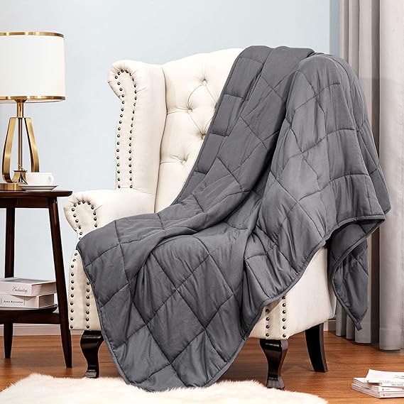 joybest King Size Weighted Blanket 15 lbs 104X88 Soft Comfortable