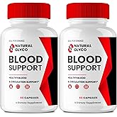 Natural Glyco Blood Support, Advanced Blood Formula Capsules, Natural Glyco Supplement Pills - Maximum Strength, for Healthy Circulation & Stable Level, NaturalGlyco Reviews (2 Pack)