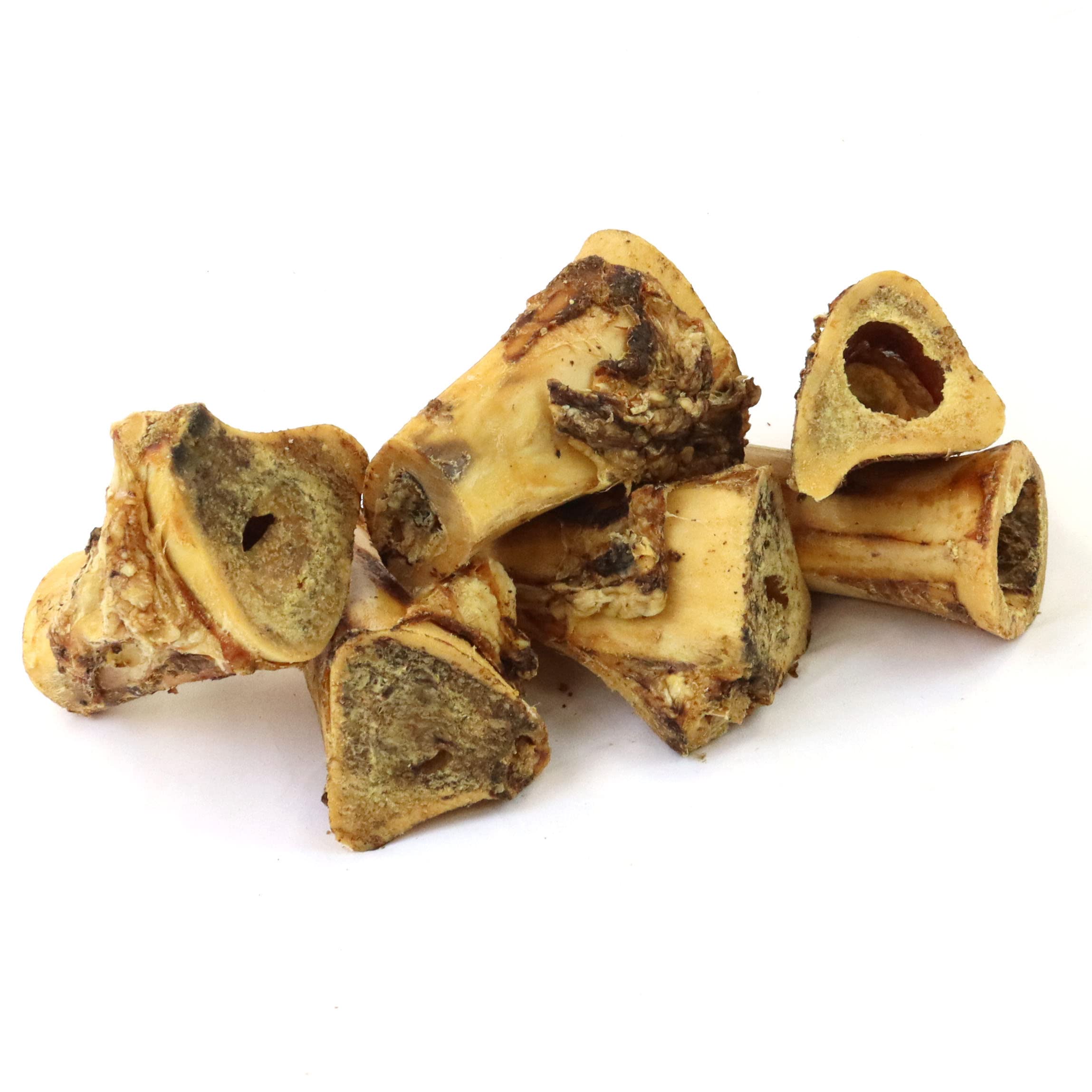 T.Forrest British 3" Medium Roasted Marrow Bones for Dogs (15 Pack) - 100% Natural, Long-Lasting & Grain-Free Dog Treats