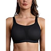 ZeroBound Women's Sports Bra Non Padded Wirefree Full Coverage Workout Bra High-Impact Sports for Women Lightweight Yoga