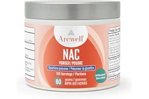 Arcwell NAC (N-Acetyl-L-Cysteine) 600mg – Pure Powder, 100 Servings | Supports Glutathione Production, Immune Health, Lung & 