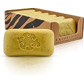 Baudelaire Exfoliating Sea Loofa Soap - Natural Fragrance - Hydrating &amp; Moisturizing Triple-Milled Luxury, 5 oz (Pack of 6)