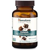 Himalaya Guggul Extract Supplement, HDL &amp; LDL Support,720 mg, 60 Capsules | Herbal Guggul Supplements For Liver Support &amp;Liver Detox, Cholesterol Support, HDL &amp; LDL Support, Vegan, Non-GMO, Gluten Free