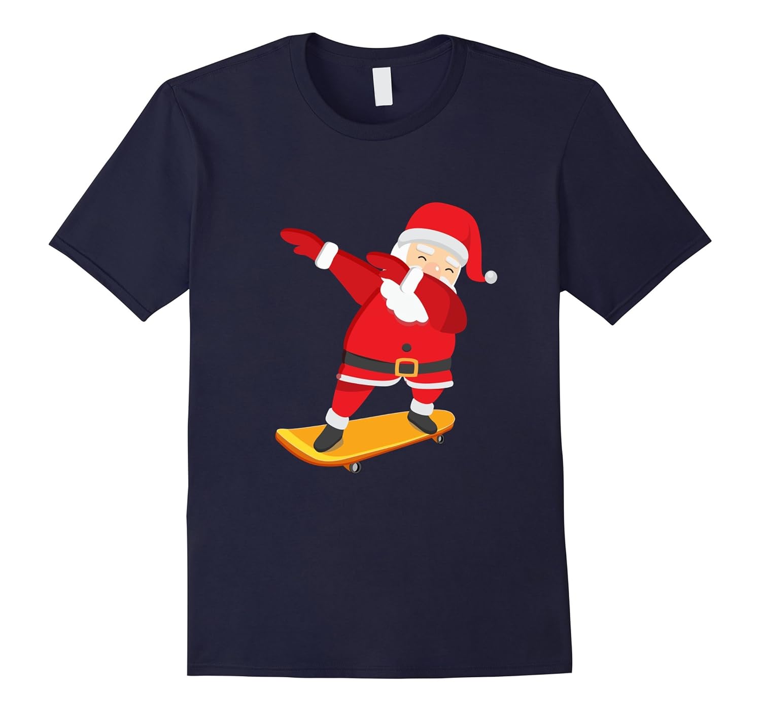 Dabbing Santa Christmas Skateboarding Dab T-Shirt-ANZ